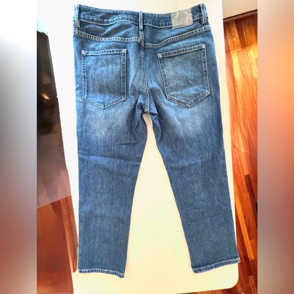 6397 Button Fly Jeans Women’s Size 29  Medium Wash Distressed - Picture 3 of 15